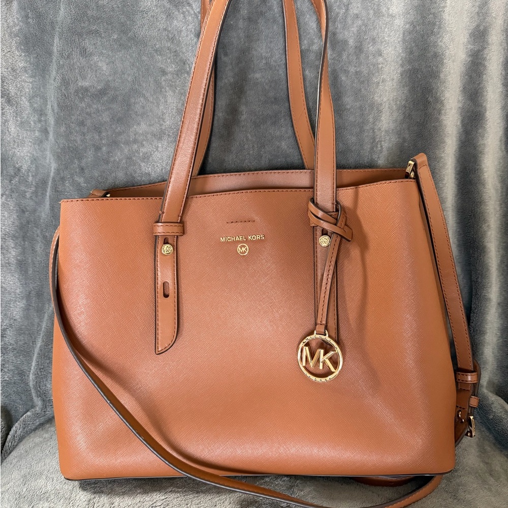 Michael Kors Mel Medium Saffiano Leather Tote